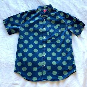 Supreme Polka Dot Short Sleeve Button Down